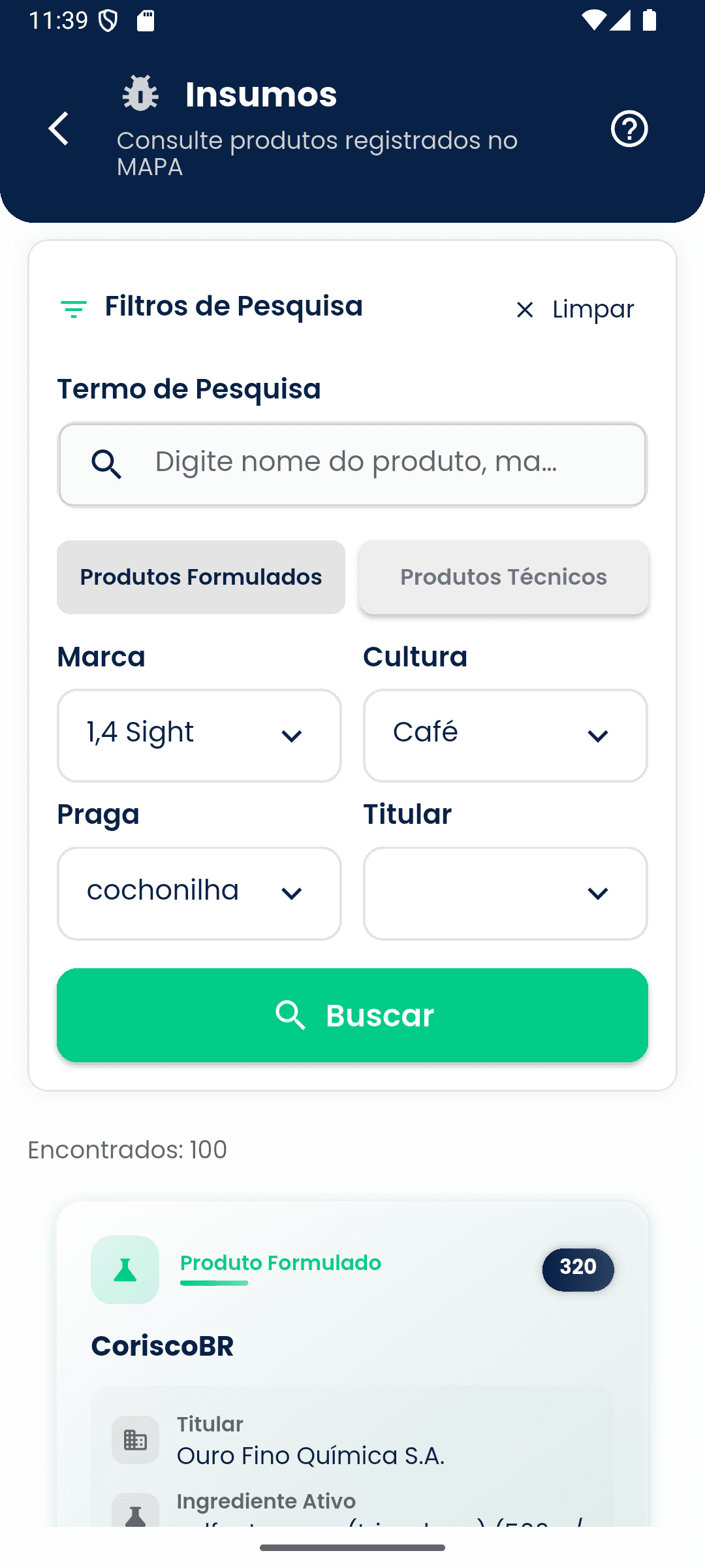 Defensivos e Correção do Solo Mockup 1